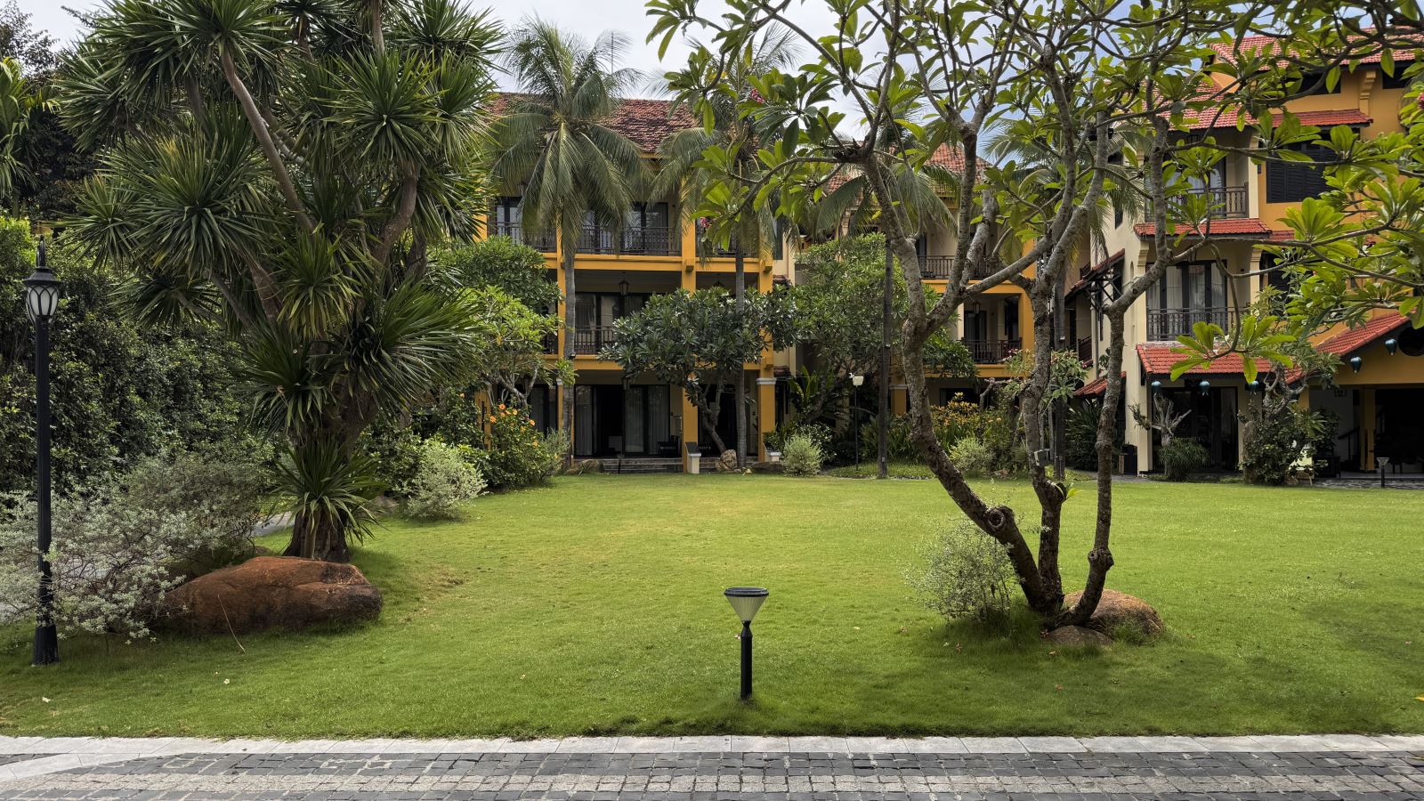 Tim Phạm at Anmira Hội An garden