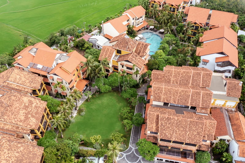 The An My rice fields provide green space and a slow pace of life for vacations at Anmira Hoi An.